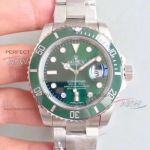 EW Factory Rolex Submariner 40MM Swiss 3135 Watches - Green Dial Green Ceramic Bezel 316L Steel Case